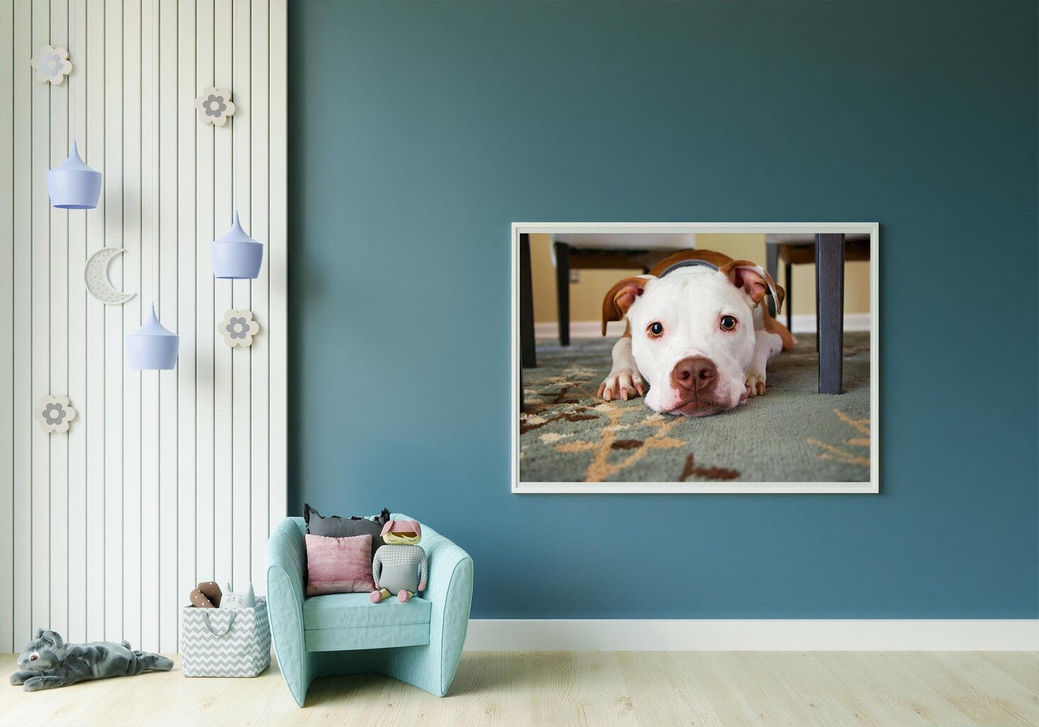 Paveikslas Draugiškas šuo, 40x60 cm цена и информация | Reprodukcijos, paveikslai | pigu.lt