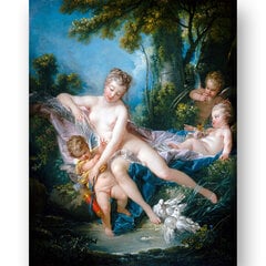 Reprodukcija Venus Consoling Love (Francois Boucher), 40x60 cm kaina ir informacija | Reprodukcijos, paveikslai | pigu.lt