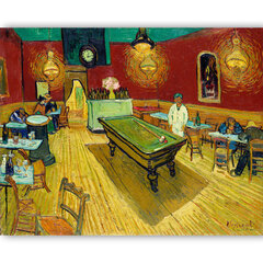 Репродукция Ночное кафе (Винсент Ван Гог), 40x60 см цена и информация | Репродукции, картины | pigu.lt