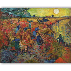 Reprodukcija The Red Vineyard (Vincent van Gogh), 40x60 cm kaina ir informacija | Reprodukcijos, paveikslai | pigu.lt