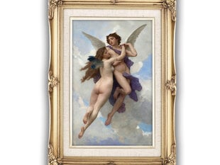 Reprodukcija Cupid and Psyche (William-Adolphe Bouguereau), 40x60 cm kaina ir informacija | Reprodukcijos, paveikslai | pigu.lt