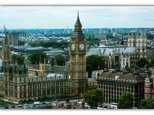 Картина Панорама Лондона, 30x40 см цена и информация | Репродукции, картины | pigu.lt