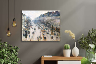 Reprodukcija The Boulevard Montmartre on a Winter Morning (Camille Pissarro), 30x40 cm kaina ir informacija | Reprodukcijos, paveikslai | pigu.lt