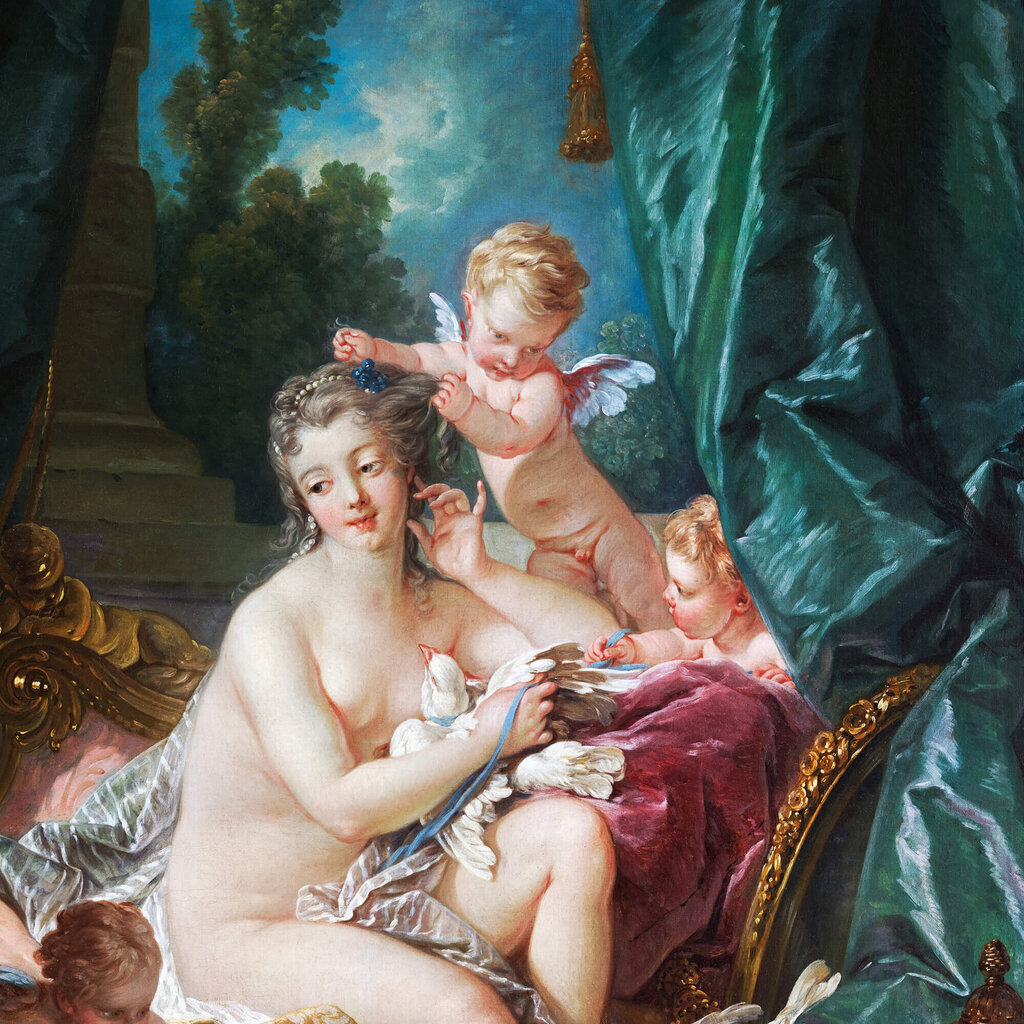 Reprodukcija The Toilette of Venus (Francois Boucher), 30x40 cm kaina ir informacija | Reprodukcijos, paveikslai | pigu.lt