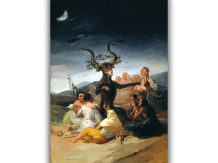 Reprodukcija Witche's Sabbath (Francisco Goya), 30x40 cm kaina ir informacija | Reprodukcijos, paveikslai | pigu.lt