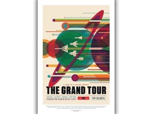 Плакат НАСА: Большой тур, 59х84 см (А1), цена и информация | Репродукции, картины | pigu.lt