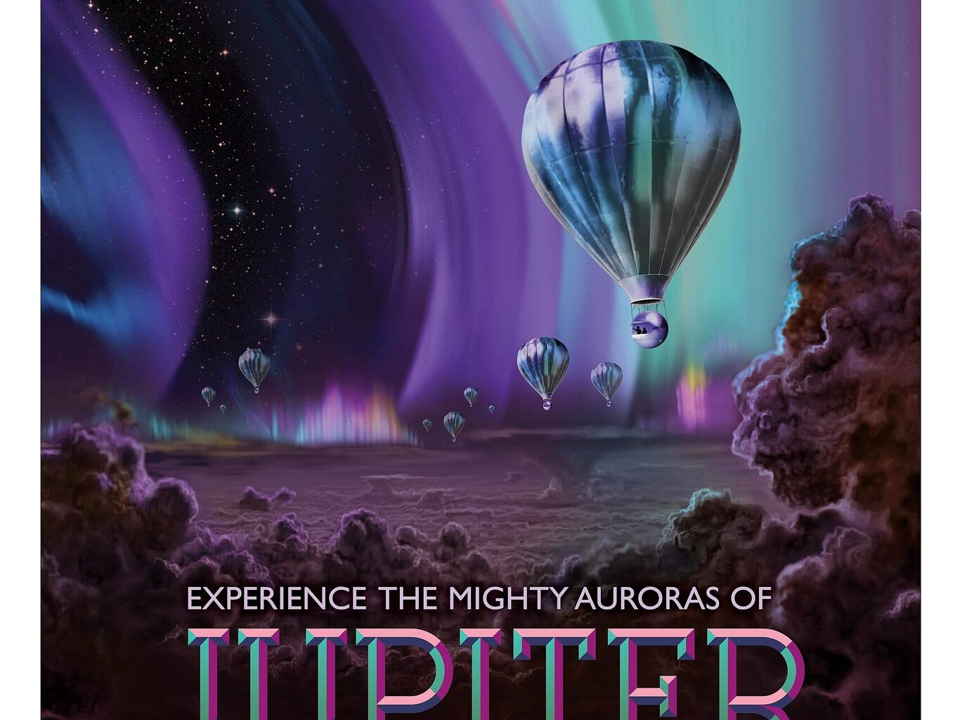 Plakatas NASA: Jupiter, 59x84 cm (A1), kaina ir informacija | Reprodukcijos, paveikslai | pigu.lt