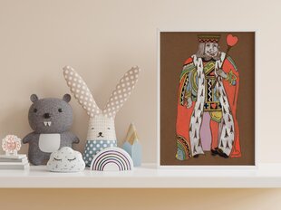 Vintažinis plakatas vaikams Alisa Stebuklų Šalyje: Širdžių karalius, 59x84 cm (A1), kaina ir informacija | Reprodukcijos, paveikslai | pigu.lt