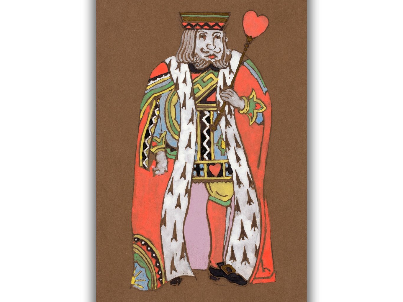 Vintažinis plakatas vaikams Alisa Stebuklų Šalyje: Širdžių karalius, 59x84 cm (A1), цена и информация | Reprodukcijos, paveikslai | pigu.lt