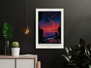 Plakatas NASA: Trappist 1e, 42x59 cm (A2), kaina ir informacija | Reprodukcijos, paveikslai | pigu.lt