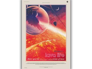 Plakatas NASA: 55 Cancri e, 42x59 cm (A2), kaina ir informacija | Reprodukcijos, paveikslai | pigu.lt