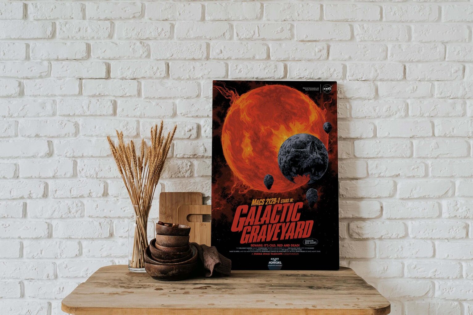 Plakatas NASA: Galactic Graveyard, 42x59 cm (A2), kaina ir informacija | Reprodukcijos, paveikslai | pigu.lt