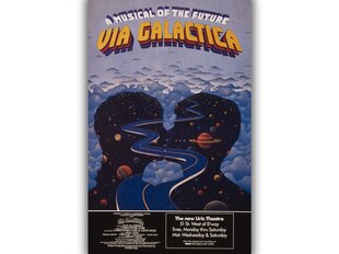 Плакат НАСА: Via Galactica, 42x59 см (A2), цена и информация | Репродукции, картины | pigu.lt