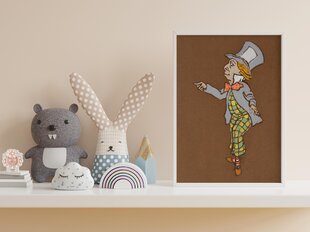 Винтажный плакат для детей Алиса в стране чудес: Шляпник, 42x59 см (A2), цена и информация | Репродукции, картины | pigu.lt
