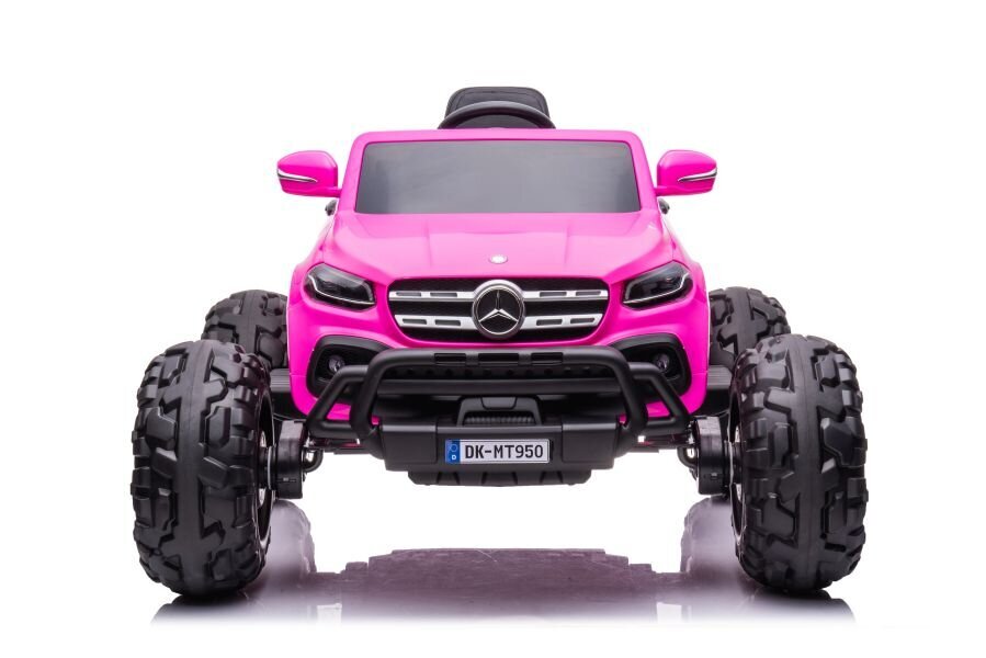 Vaikiškas vienvietis elektromobilis Mercedes DK-MT950 MP4, rožinis kaina ir informacija | Elektromobiliai vaikams | pigu.lt