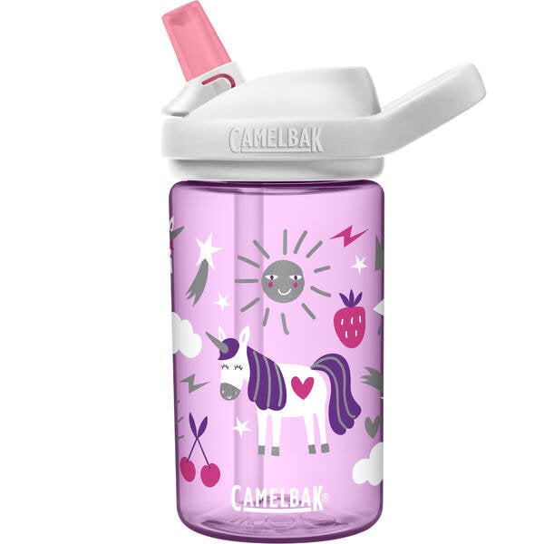 Gertuvė Camelbak Eddy+ Kids, Unicorn Party, 400 ml kaina ir informacija | Gertuvės | pigu.lt