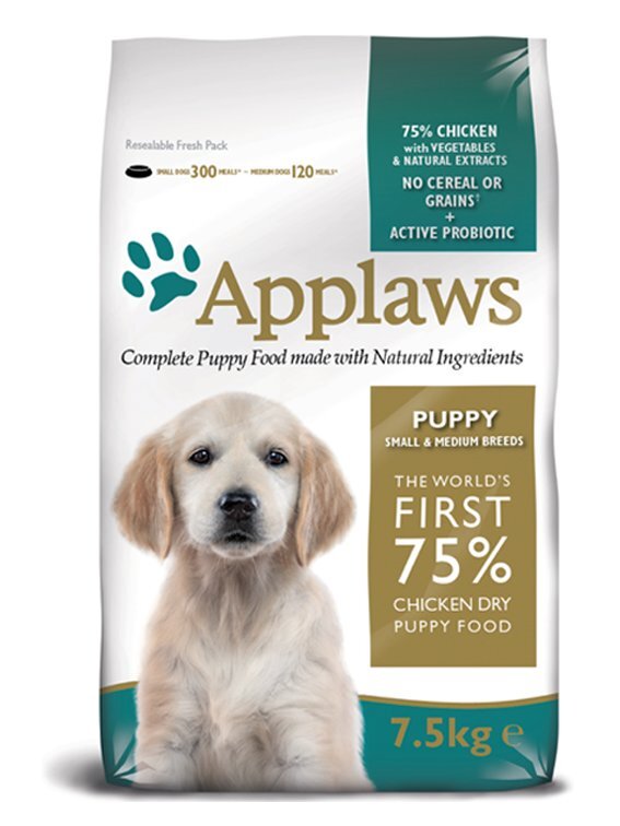 Applaws Chicken Small & Medium Breed Puppy, 2 kg kaina ir informacija | Sausas maistas šunims | pigu.lt