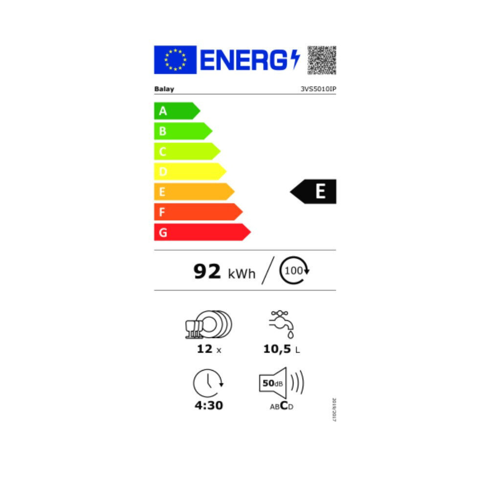 Balay 3VS5010IP kaina ir informacija | Indaplovės | pigu.lt