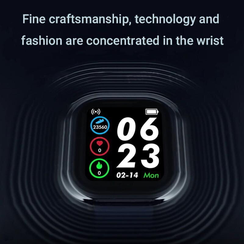 iWear M8 Black kaina ir informacija | Išmanieji laikrodžiai (smartwatch) | pigu.lt