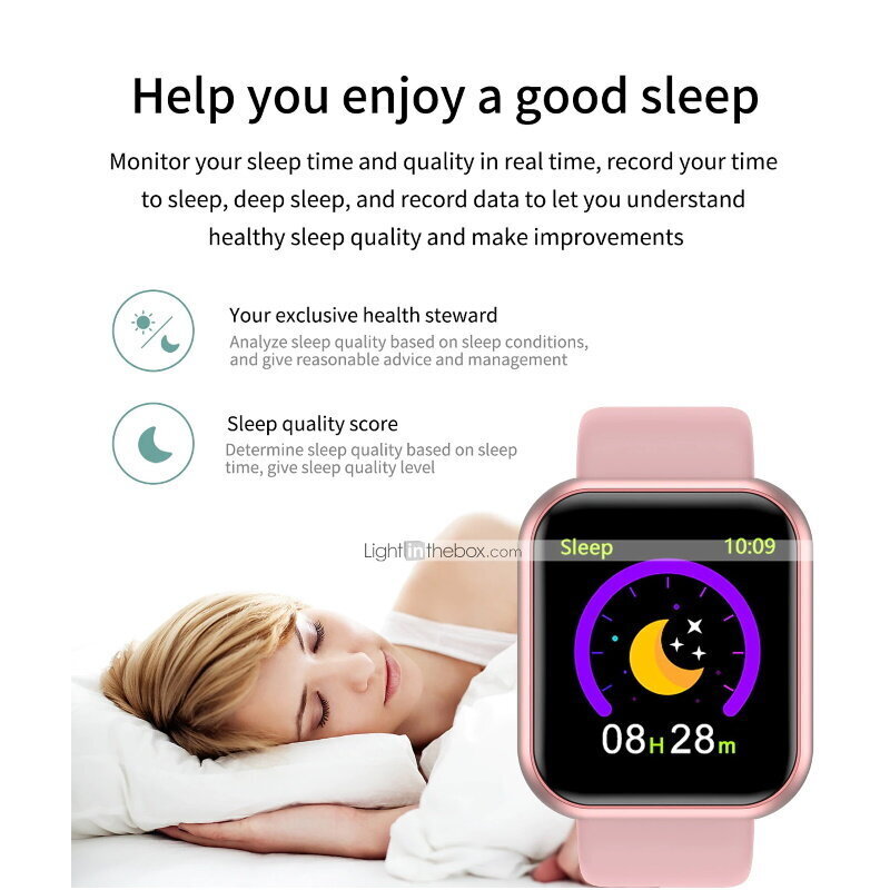 iWear M8 Pink kaina ir informacija | Išmanieji laikrodžiai (smartwatch) | pigu.lt