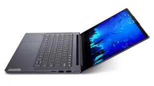 Портативный компьютер Lenovo Yoga 7 14ACN6 Ryzen 5 5600U FHD IPS 300nits Glossy 8GB LPDDR4x 4266 SSD512 AMD Radeon Graphics WLAN Win11 Slate Grey  цена и информация | Ноутбуки | pigu.lt