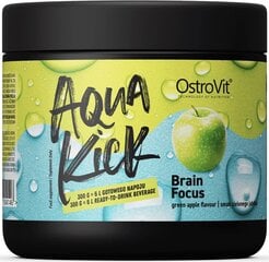 Ostrovit Aqua Kick Brain Focus 300 g - зелёное яблоко цена и информация | Энергетики | pigu.lt