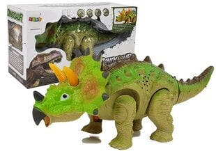 Žaislinis dinozauras LeanToys Triceratops, žalias kaina ir informacija | Žaislai berniukams | pigu.lt