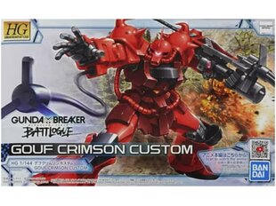 Plastikinis surenkamas Gunpla modelis Bandai - HGGBB Gouf Crimson Custom, 1/144, 62030 kaina ir informacija | Konstruktoriai ir kaladėlės | pigu.lt