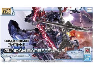 Plastikinis surenkamas Gunpla modelis Bandai - HGGBB Gundam Barbataurus, 1/144, 62025 kaina ir informacija | Konstruktoriai ir kaladėlės | pigu.lt