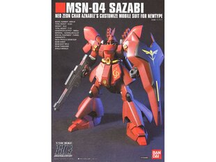 Plastikinis surenkamas Gunpla modelis Bandai - HGUC MSN-04 Sazabi, 1/144, 58889 kaina ir informacija | Konstruktoriai ir kaladėlės | pigu.lt