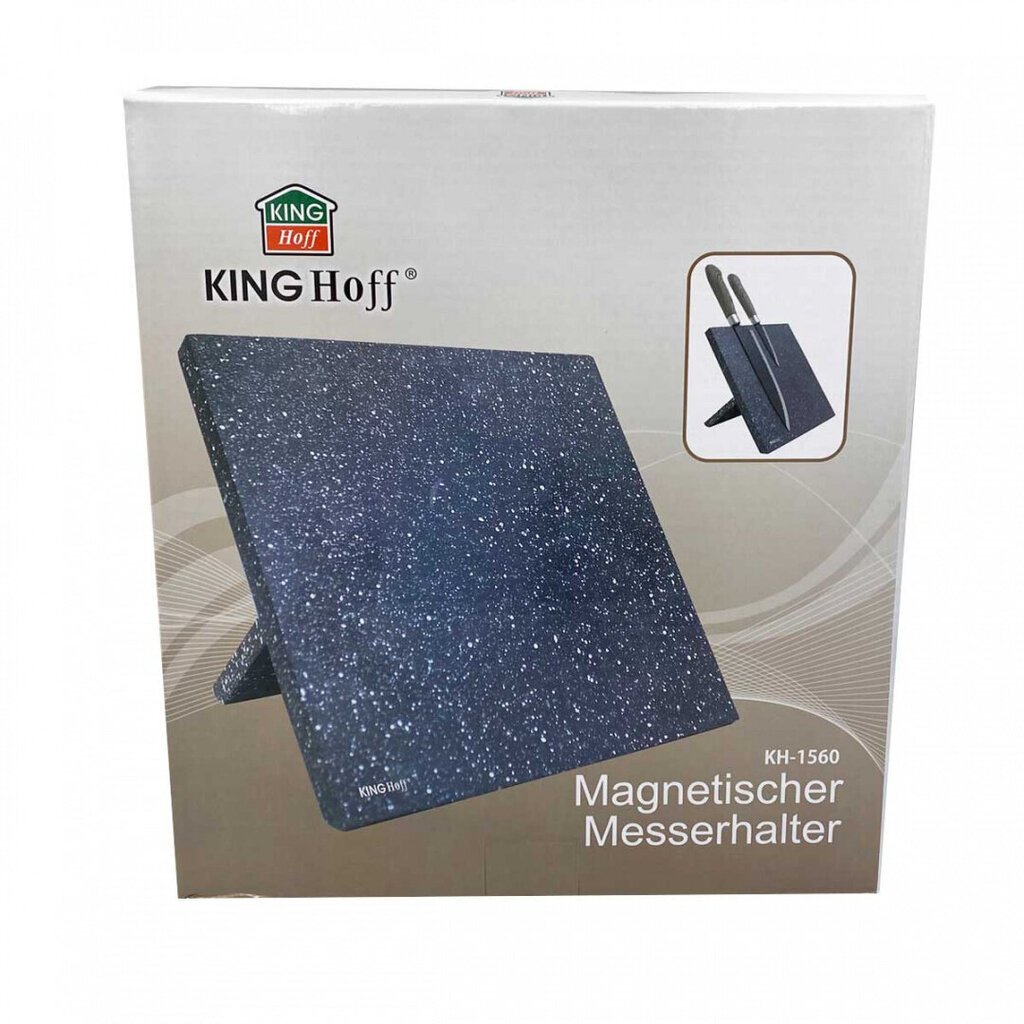 Kinghoff magnetinis stovas peiliams kaina ir informacija | Peiliai ir jų priedai | pigu.lt