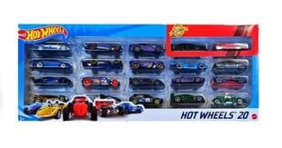 Mašinėlių rinkinys Mattel Hot Wheels Workshop 20 Cars Assorted kaina ir informacija | Žaislai berniukams | pigu.lt