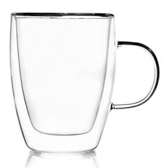 Dvigubo stiklo puodelis, 300 ml kaina ir informacija | Taurės, puodeliai, ąsočiai | pigu.lt