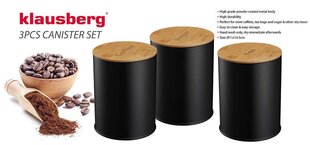 Klausberg virtuvės konteinerių rinkinys KB-7490 kaina ir informacija | Maisto saugojimo  indai | pigu.lt