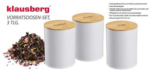 Комплект кухонных контейнеров KLAUSBERG KB-7491 цена и информация | Посуда для хранения еды | pigu.lt