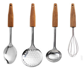 Virtuvinių įrankių rinkinys, 4 vnt. kaina ir informacija | Virtuvės įrankiai | pigu.lt