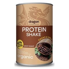 Baltymų kokteilis su eritritoliu Dragon Superfoods, kakavos ir vanilės skonio, 500 g kaina ir informacija | Baltymai | pigu.lt