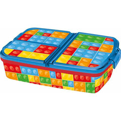 Sumuštinių dėžutė Bricks Plastmasinis kaina ir informacija | Maisto saugojimo  indai | pigu.lt
