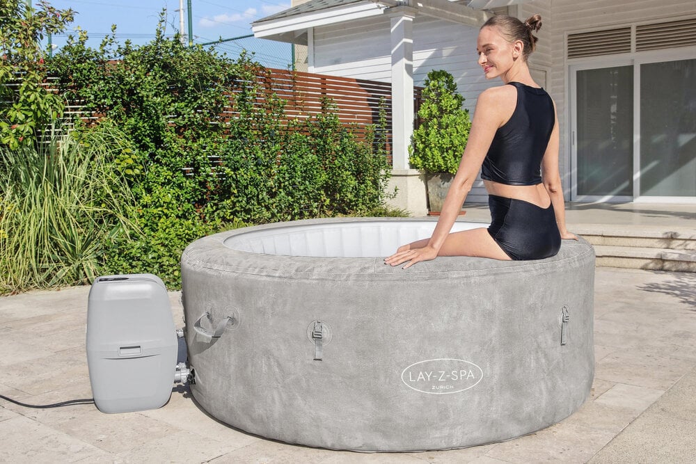 Sūkurinė vonia Bestway 60065 Lay-Z-Spa Zurich Jacuzzi 180cm (be filtro) цена и информация | Baseinai | pigu.lt