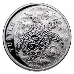 Sidabrinė moneta Bisa jūrinis vėžlys 2022 Niujė 1 oz. kaina ir informacija | Numizmatika | pigu.lt