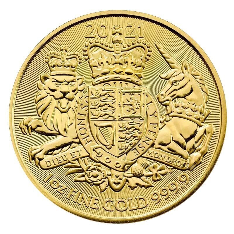 Auksinė moneta - Karališkasis herbas JK 1 oz. kaina ir informacija | Investicinis auksas, sidabras | pigu.lt