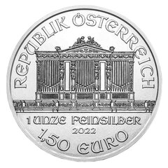Sidabrinė moneta Vienos Filharmonija 2022 Austrija 1 oz. kaina ir informacija | Numizmatika | pigu.lt