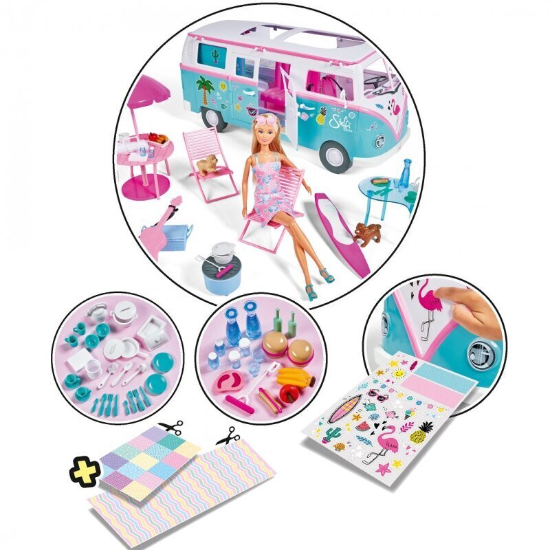 SIMBA Steffi lėlė ir automobilis kaina ir informacija | Žaislai mergaitėms | pigu.lt