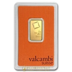 Investicinio aukso luitas Valcambi, 10 g kaina ir informacija | Investicinis auksas, sidabras | pigu.lt