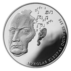 Sidabrinė moneta 2015 Oginskis, Lietuva, 20 eurų цена и информация | Инвестиционное золото, серебро | pigu.lt