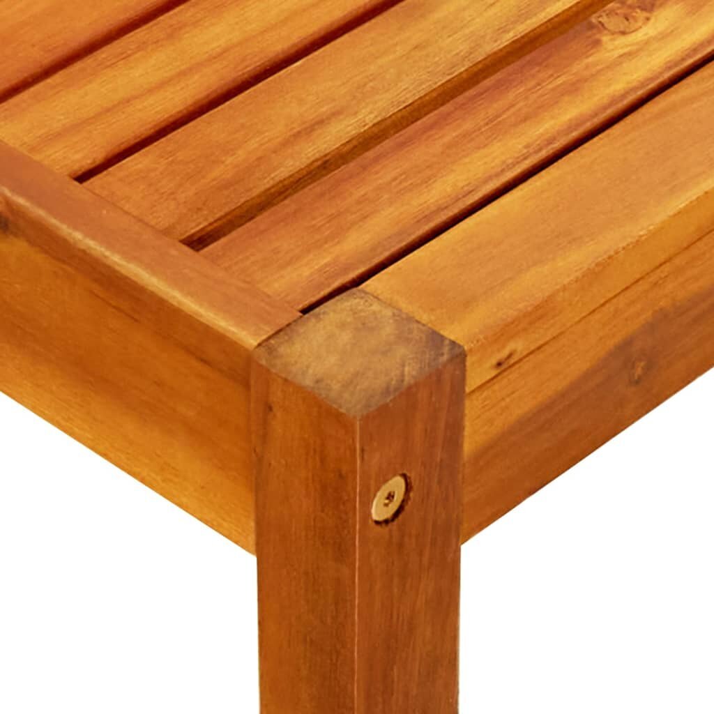 Sodo stalas, 85x57x29 cm, rudas цена и информация | Lauko stalai, staliukai | pigu.lt