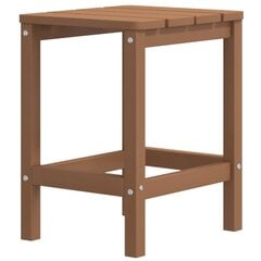 Sodo Adirondack staliukas, 38x38x46 cm, rudas цена и информация | Садовые столы, столики | pigu.lt