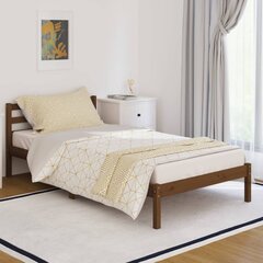 Кровать, 100x200 см, коричневая цена и информация | Кровати | pigu.lt