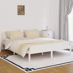 Lova, 160x200 cm, balta цена и информация | Кровати | pigu.lt