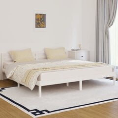 Lova, 200x200 cm, balta цена и информация | Кровати | pigu.lt